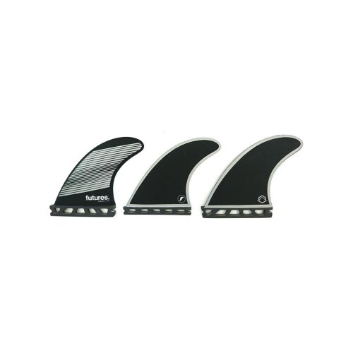 FUTURES Thruster Surf Fin Set F6 Honeycomb Legacy neutral black white
