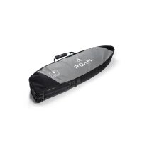 ROAM Boardbag Surfboard Coffin Wheelie 7.6 grey black